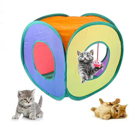 Oyuncak Toplu Kedi Oyun Tüneli