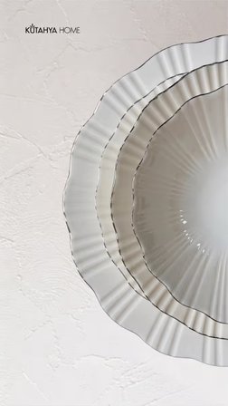 Timeless Elegance Yemek Takımı 24 Parça Gerçek Gümüş Lüks Modern