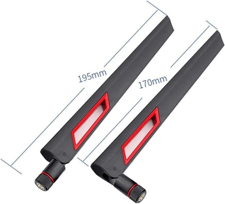 Alkatronik 12dbi Dual Band Anten Sma Erkek 2.4ghz 5.8ghz Rf Gsm Wifi Sinyal