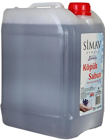 SİMAV Termal Sulu Lavanta Özlü Köpük Sabun Seti 2'li - 5 Lt + 500 ml