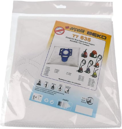 Magic Bags | Arçelik ile Uyumlu S 6255 C Bez Toz Torbası 20 Adet