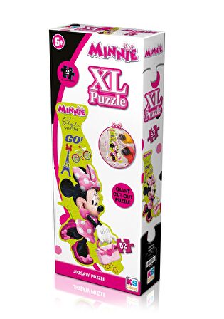 KS Puzzle Minnie Mouse Disney 5+ Yaş Büyük Boy Puzzle 52 Parça