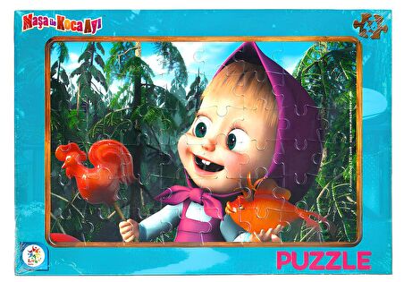 Frozen Elsa, Maşa İle Koca Ayı, Çilek Kız, Cocomelon Puzzle/Yapboz Set