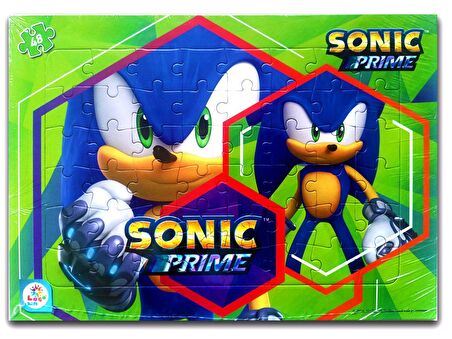 Cars, Angry Bırds, Sonic 3 lü Frame Puzzle/Yapboz Set