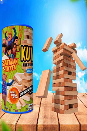 Redka Rafadan Tayfa Ahşap Kule Oyunu (Denge Oyunu) Jenga