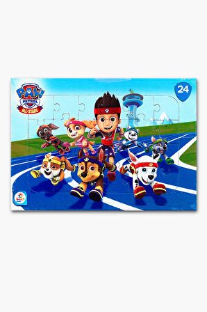 Laço Kids Paw Patrol (Pençe Devriyesi) 24 parça Frame Puzzle/Yapboz