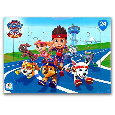 Paw Patrol (Pati Devriyesi) ve Kral Şakir 2 li Frame Puzzle/Yapboz