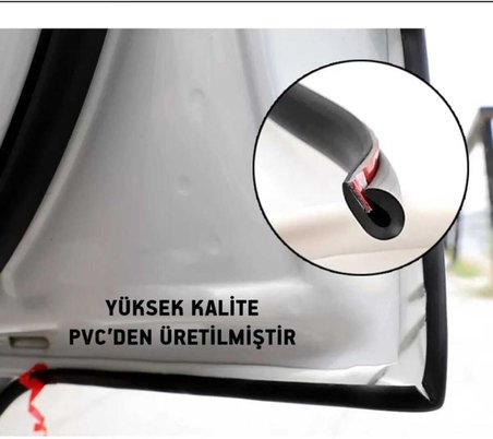 Araba otomobil kapı koruma fitili ŞEFFAF (kendinden bandlı 5 mt)
