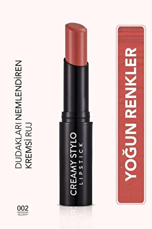 Yarı Parlak Stick Ruj- Creamy Stylo Lipstick -002 Blushy -8682536013628