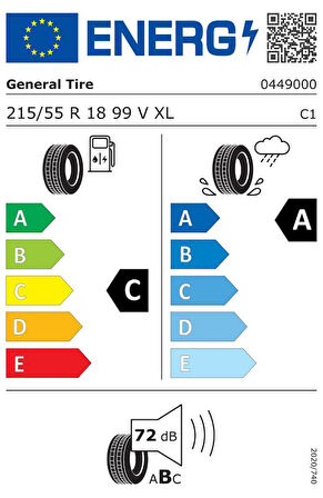 GENERAL 215/55R18 99V XL GRABBER GT PLUS 2024 YAZ LASTİĞİ