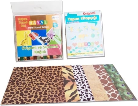 Origami Ve Süsleme Kağıdı Hayvan Desenli Seri 8680422509890