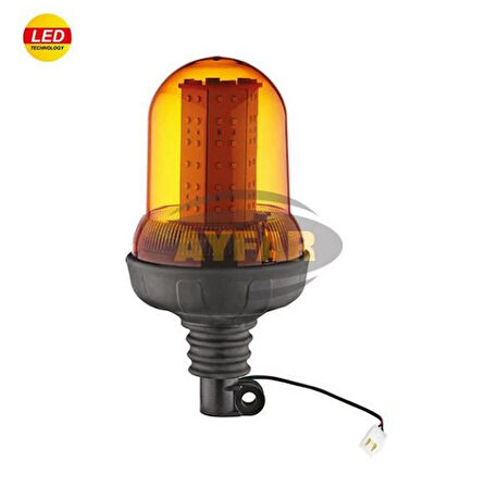 GALAKSİ LEDLİ DÖNER LAMBA BORU TİPİ SARI 12V / 24 V GLD-TR517