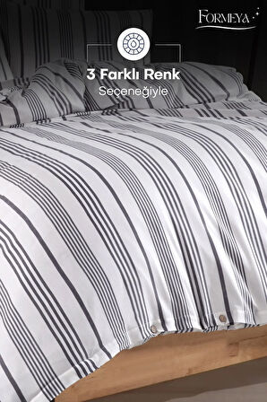 Modern Ultra Comfort Lastikli Çarşaflı Pamuklu Tek Kişilik Nevresim Takımı ( 1 Adet Yastık Kılıflı)