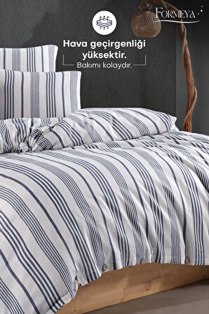 Modern Ultra Comfort Lastikli Çarşaflı Pamuklu Tek Kişilik Nevresim Takımı ( 1 Adet Yastık Kılıflı)