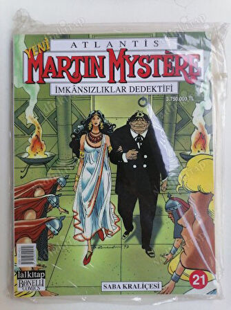 YENİ ATLANTİS / MARTIN MYSTERE Aylık Çizgi Roman Dergisi YENİ SERİ Sayı: 21 - SABA KRALİÇESİ  -