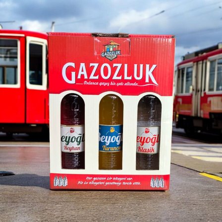 Beyoğlu Gazozluk 6'lı Karma (Tüm Beyoğlu Gazoz çeşitleri bir pakette)