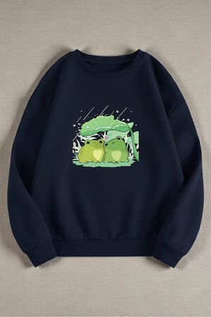 Çok Renkli Baskılı & Baskısız Sweatshirt 3'lü Fırsat Paketi