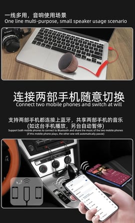KY 223 CAR AUX CABLE SPRİRAL KABLOLU AUXJACK USB BLUETOOTH AUX, Bluetooth Car Receiver Aux FİYAT PERFORMANSTA BİR NUMARA BENZERLERİNE İKİ KAT FAZLASINI ÖDEMENİZE GEREK YOK !!!!