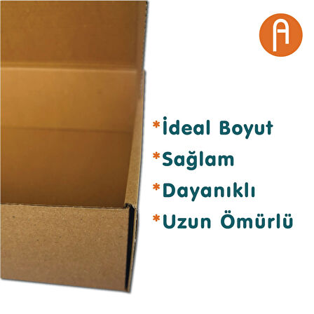 PackMai E-Ticaret Kargo Kutusu 26x18x6cm 1 Desi (25 Adet)