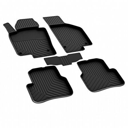 Volkswagen Passat CC Ferrous 4D Havuzlu Kauçuk Paspas 2011 2016