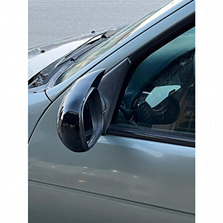 RENAULT SYMBOL 1998-2007 YARASA AYNA KAPAĞI FİBER SİYAH BOYALI