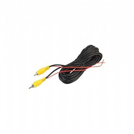 UNİVERSAL ARAÇ KAMERA KABLOSU 5 METRE RCA GİRİŞLİ 