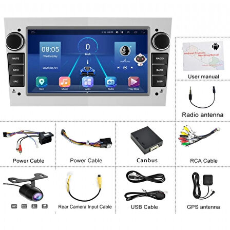 OPEL CORSA ASTRA H VECTRA ZAFİRA 2GB RAM 32GB HAFIZA OEM ANROİD MULTİMEDYA