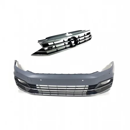 VW PASSAT B8 R LİNE ÖN TAMPON + PANJUR SETİ 2015-2019  FULL DOLU 1.KALİTE