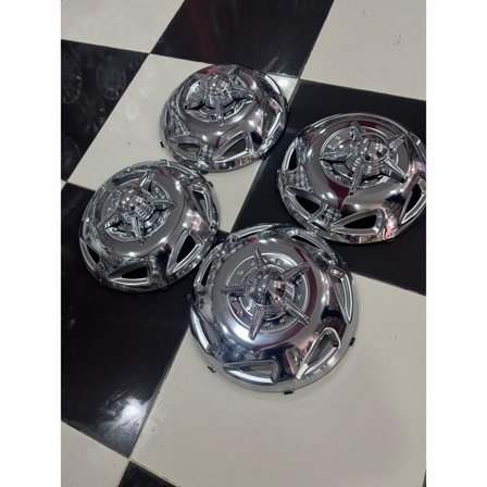 MASTER-DUCATO-DALLİ-JUMPER 16'' İNÇ PASLAMAZ KROM JANT KAPAĞI 4 ADET (MUSTANG .F.)