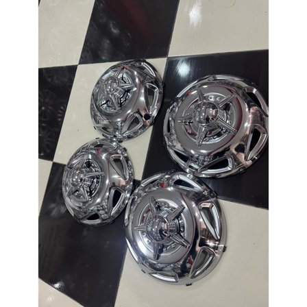 MASTER-DUCATO-DALLİ-JUMPER 16'' İNÇ PASLAMAZ KROM JANT KAPAĞI 4 ADET (MUSTANG .F.)