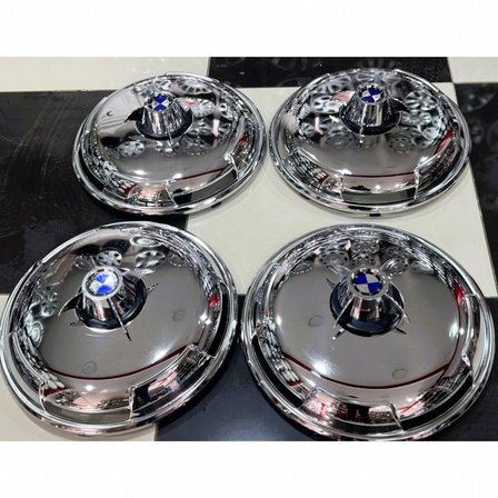 TRANSİT TEK TEKER -JUMBO-SPRİNTER-GRAFTER 16'' İNÇ PASLANMAZ KROM JANT KAPAĞI 4 ADET (MUSTANG .F.)