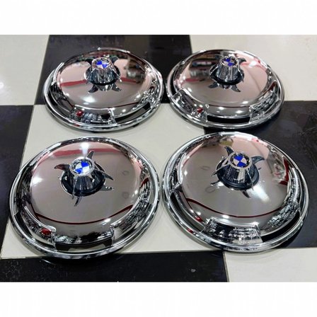 TRANSİT TEK TEKER -JUMBO-SPRİNTER-GRAFTER 16'' İNÇ PASLANMAZ KROM JANT KAPAĞI 4 ADET (MUSTANG .F.)