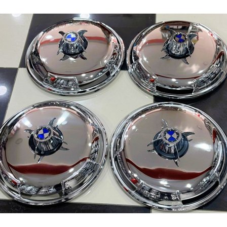 TRANSİT TEK TEKER -JUMBO-SPRİNTER-GRAFTER 16'' İNÇ PASLANMAZ KROM JANT KAPAĞI 4 ADET (MUSTANG .F.)