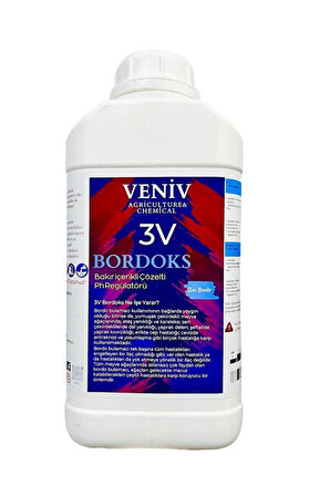 VENİV AGRİCULTURE 3v Bordoks Hazır Sıvı Ph Dengeleyici Bordo Bulamaç Bakırlı Ve Kireçli Çözelti 6.5kg/ 5 Litre