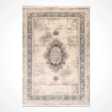 ANATOLIA HALI EZGİ -Bej / Gri -Oturma Odası, Salon -Kolay Temizlenebilir