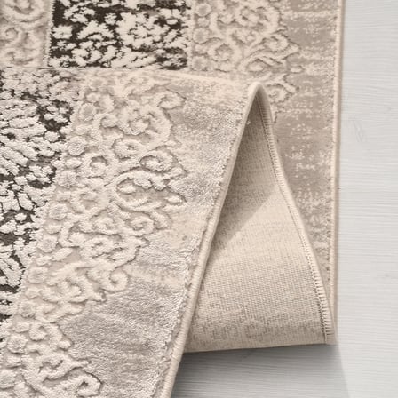 ANATOLIA HALI EZGİ -Bej / Gri -Oturma Odası, Salon -Kolay Temizlenebilir
