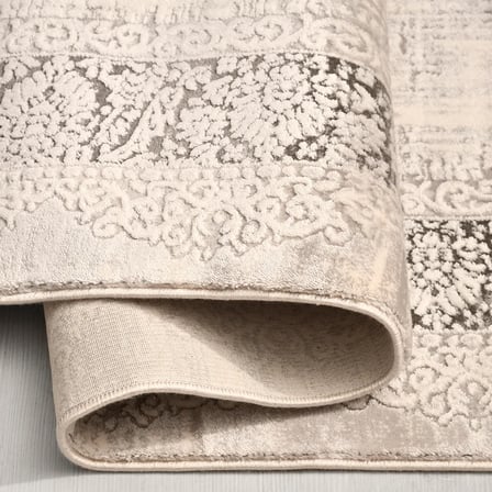 ANATOLIA HALI EZGİ -Bej / Gri -Oturma Odası, Salon -Kolay Temizlenebilir