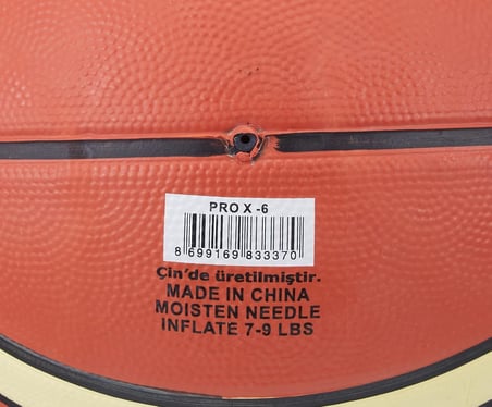 Delta Elite Pro X Basketbol Topu, Turuncu, 6 Numara