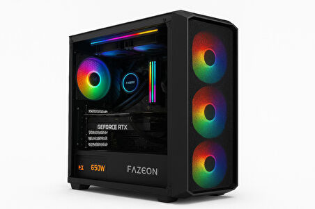 DFS Gaming AMON INTEL i5 14400F-H610M-RTX 5060-16GB DDR5 RAM-1TB M.2 SSD-OYUNCU BİLGİSAYARI