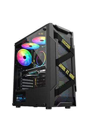 DFS Gaming BELERICK RYZEN 7 5700X-A520M-RTX 5060 8GB-32GB RAM-1TB M.2 SSD-OYUNCU BİLGİSAYARI