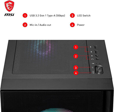 DFS GAMING PHOVEUS INTEL I9 14900K-B760M WIFI-RTX 5070 12GB-32GB DDR5 RAM-1TB M.2 SSD-OYUNCU BİLGİSAYARI
