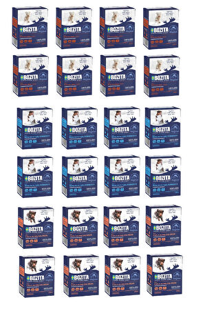 Bozita 3 Çeşit Karma Tahılsız Köpek Yaş Maması 370 Gr. X 24 Adet