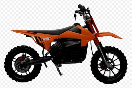 VKX3 ELEKTRIKLI CROSS MOPED-TURUNCU