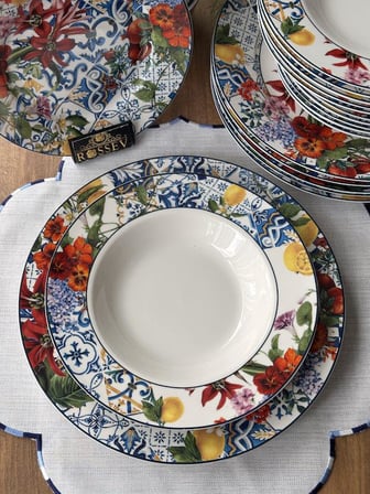 Porselen Yemek Takımı 24 Parça 6 Kişilik İtaly Garden