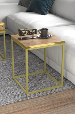 Orta Sehpa Ve Zigon Sehpa 5'Li Lüx Set 