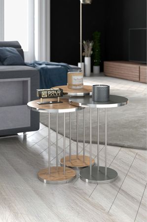 Zigon Sehpa Terra 3 Lü Set 
