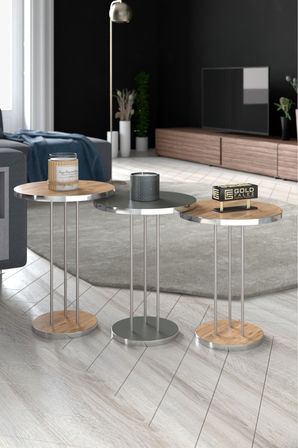 Zigon Sehpa Terra 3 Lü Set 