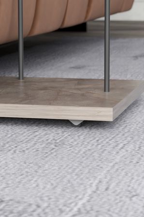 Yan Sehpa Tekerlekli Servis Sehpası Hnd Dikdörtgen 