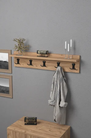 Askılık Duvar Elbise Askılığı Portmanto 80 Cm