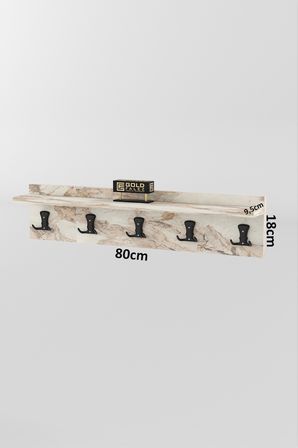 Askılık Duvar Elbise Askılığı Portmanto 80 Cm